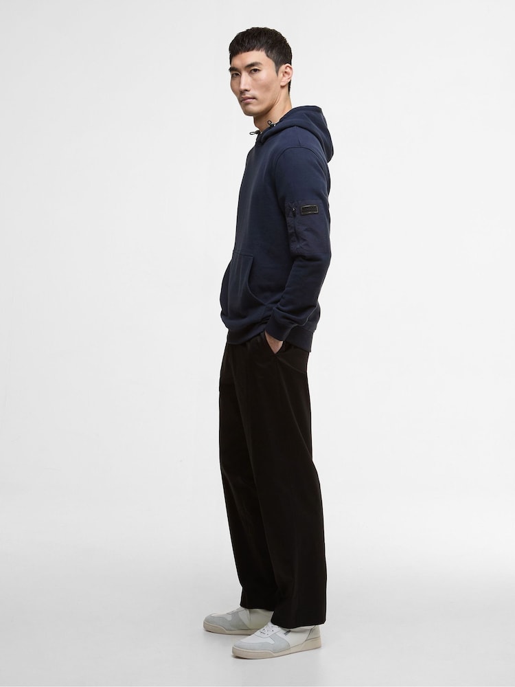 Barbour® International Blue Ewan Hoodie - Image 2 of 6 Barbour® International Blue Ewan Hoodie - Image 2 of 6