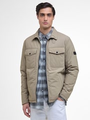Barbour® International Natural Distill Quilt Brindle Coat - Image 1 of 7