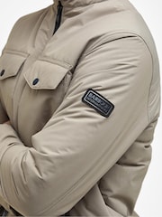Barbour® International Natural Distill Quilt Brindle Coat - Image 6 of 7