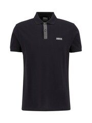 Barbour® International Black Baynes Knit Pol Sweatshirt - Image 6 of 6