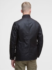 Barbour® International Black Tourer Duke Wax Rustic Jacket - Image 2 of 8