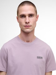 Barbour® International Purple Small Logo T Elderberry T-Shirt - Image 4 of 6