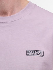 Barbour® International Purple Small Logo T Elderberry T-Shirt - Image 5 of 6