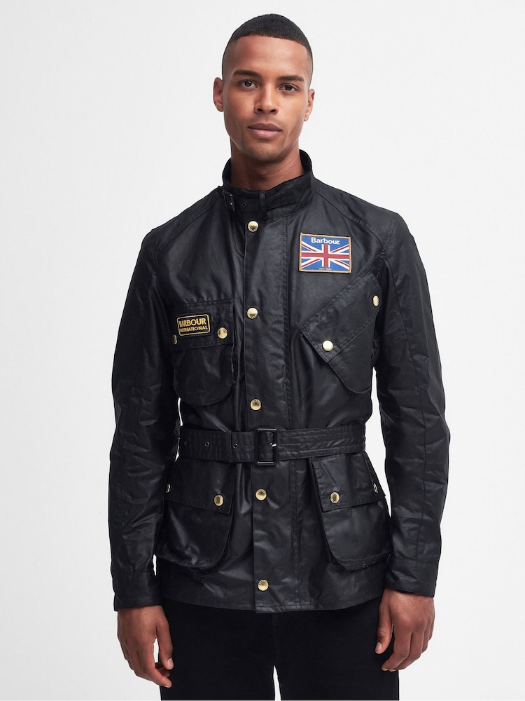 Barbour® International Black Union Jacket - Image 1 of 10