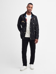 Barbour® International Black Union Jacket - Image 2 of 10