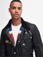 Barbour® International Black Union Jacket - Image 6 of 10