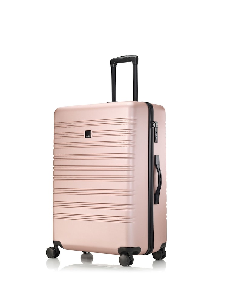 Tripp Pink Large Graphite Emboss Horizon Suitcase - Image 2 of 4 Tripp Pink Large Graphite Emboss Horizon Suitcase - Image 2 of 4