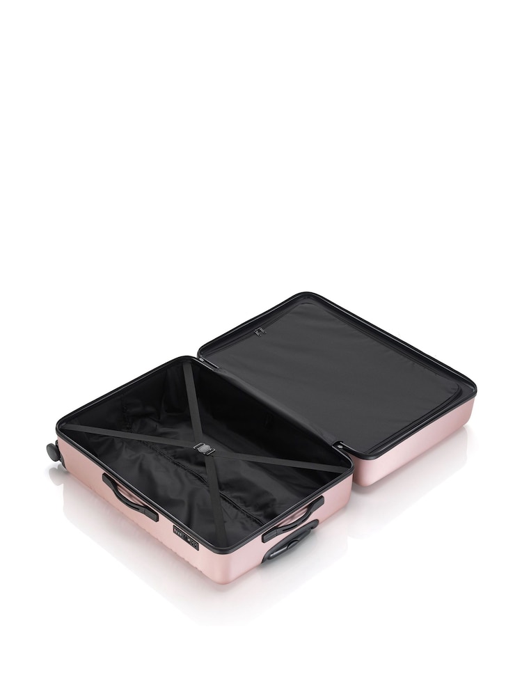 Tripp Pink Large Graphite Emboss Horizon Suitcase - Image 4 of 4 Tripp Pink Large Graphite Emboss Horizon Suitcase - Image 4 of 4