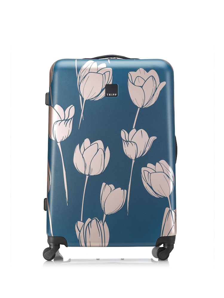 Tripp Blue Tulip Large 77cm Suitcase - Image 1 of 4