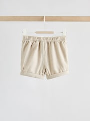 لون محايد - Woven Waistcoat, Shirt and Shorts Baby Set 3 Piece (0mths-2yrs) - Image 8 of 11