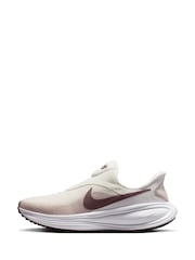 Nike Cream Brown Revolution 8 Slip On Road Running Trainers - Image 5 of 12
