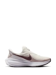 Nike Cream Brown Revolution 8 Slip On Road Running Trainers - Image 7 of 12