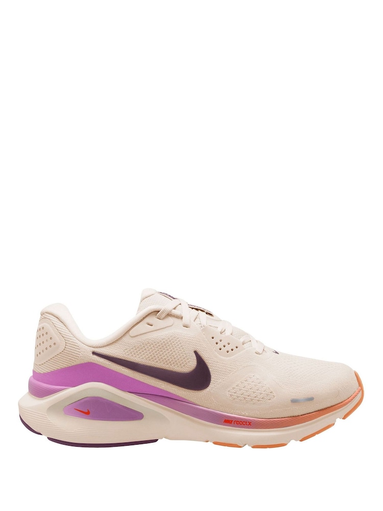 Nike Cream Structure 26 Road Running Trainers - Image 1 of 4