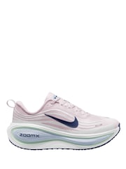 Nike Pearl Pink Navy Vomero Plus Road Running Trainers - Image 6 of 9