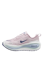 Nike Pearl Pink Navy Vomero Plus Road Running Trainers - Image 7 of 9