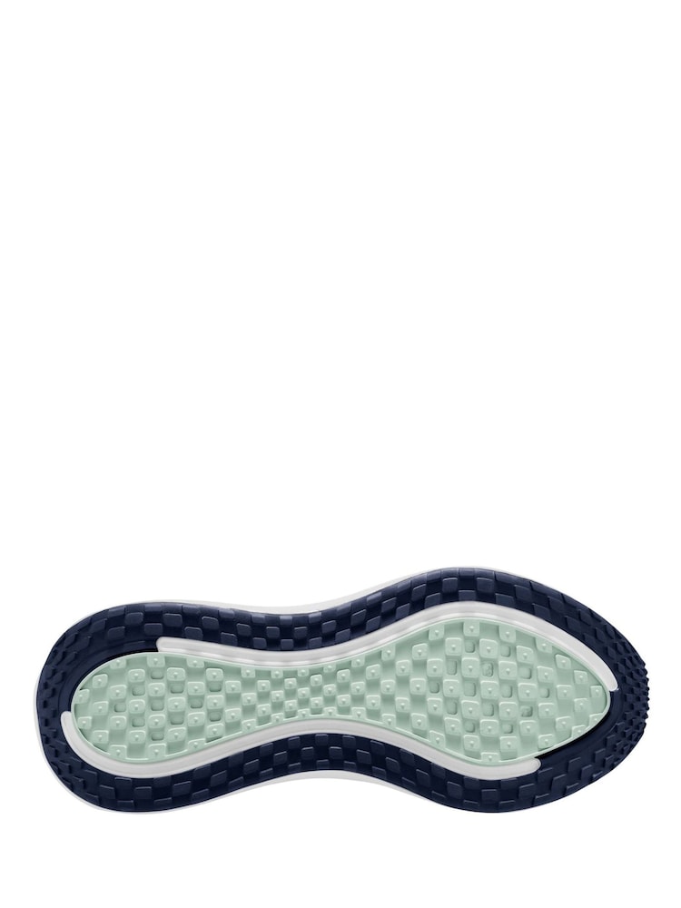 Nike Pearl Pink Navy Vomero Plus Road Running Trainers - Image 9 of 9