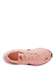 Nike Coral Pink Revolution 8 Road Running Trainers - Image 3 of 4