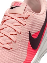 Nike Coral Pink Revolution 8 Road Running Trainers - Image 6 of 8