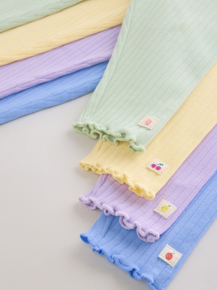 Multi Baby Leggings 4 Pack (0mths-2yrs) - Image 10 of 10