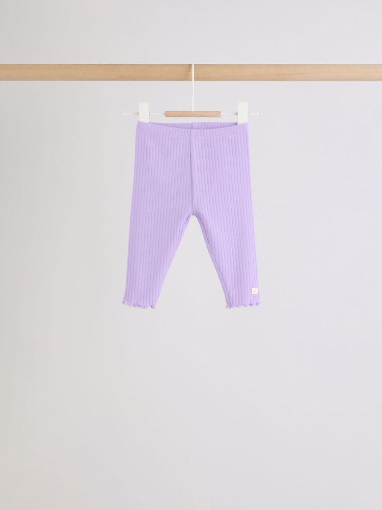 Multi Baby Leggings 4 Pack (0mths-2yrs) - Image 2 of 10