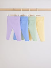 Multi Baby Leggings 4 Pack (0mths-2yrs) - Image 6 of 10