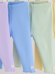 Multi Baby Leggings 4 Pack (0mths-2yrs) - Image 8 of 10