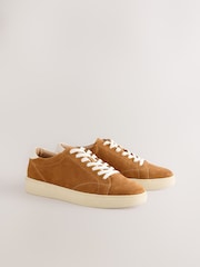 Orange Suede Smart Casual Trainers - Image 3 of 8