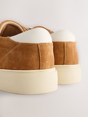 Orange Suede Smart Casual Trainers - Image 4 of 8