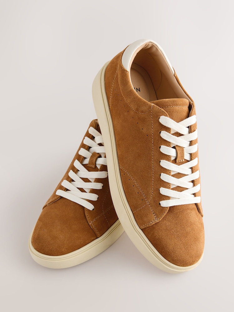 Orange Suede Smart Casual Trainers - Image 8 of 8 Orange Suede Smart Casual Trainers - Image 8 of 8
