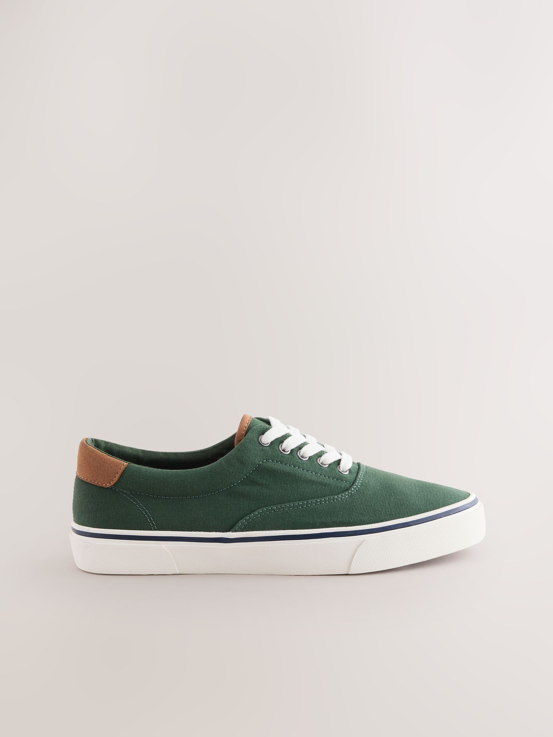 Buy Green Canvas CVO Trainers from Next Belgium