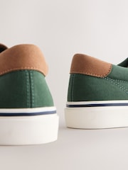 Green Canvas CVO Trainers - Image 6 of 7