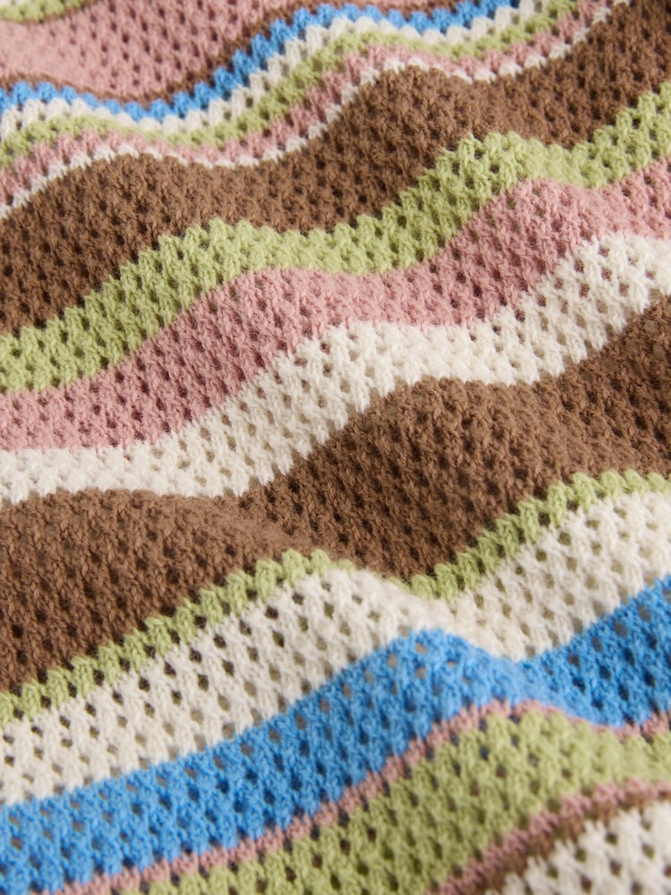 棕色條紋 - Knitted Baby Romper (0mths-3yrs) - 圖片 7/7