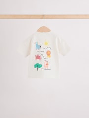 Green/Yellow Safari Animal - Tops and Shorts Baby Set 6 Piece (0mths-3yrs) - Imaginea 6 din 13