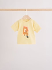 Green/Yellow Safari Animal - Tops and Shorts Baby Set 6 Piece (0mths-3yrs) - Imaginea 9 din 13