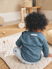 Blue Nautical Baby Top and Leggings Set 2 Piece (0mths-3yrs) - Image 2 of 3