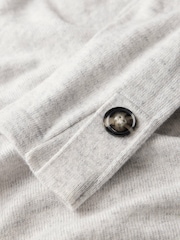 Mint Velvet Grey Button Detail Top - Image 6 of 8