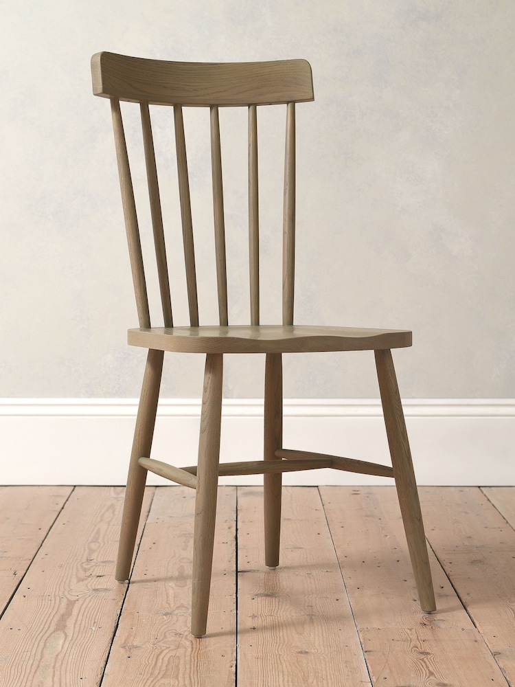 Cotswold Company Smoked Elkstone Oak Spindleback Chair - Image 1 of 5