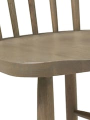 Cotswold Company Smoked Elkstone Oak Spindleback Chair - Image 4 of 5