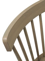 Cotswold Company Smoked Elkstone Oak Spindleback Chair - Image 5 of 5