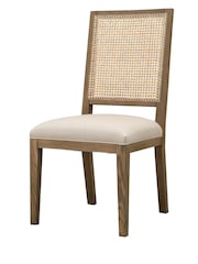 Cotswold Company Smoked Elkstone Oak Rattan Back Chair - Image 1 of 4