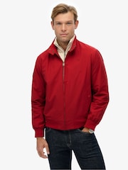 Superdry Red Classic Harrington Jacket - Image 1 of 4
