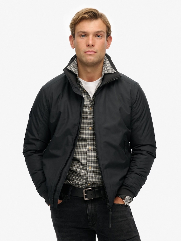 Superdry Blue City Harrington Jacket - Image 1 of 8