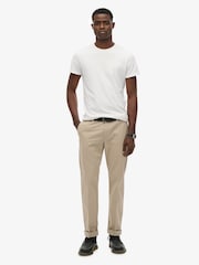 Superdry Brown Premium Regular Chinos Trousers - Image 4 of 8