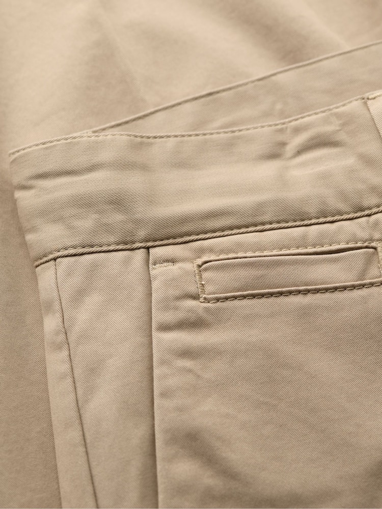 Superdry Brown Premium Regular Chinos Trousers - Image 8 of 8