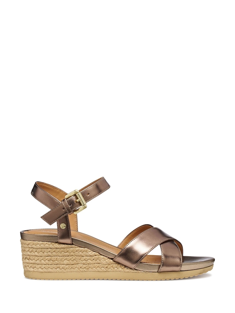 Geox Cream Donna Cord Sandals - Image 1 of 5 Geox Cream Donna Cord Sandals - Image 1 of 5