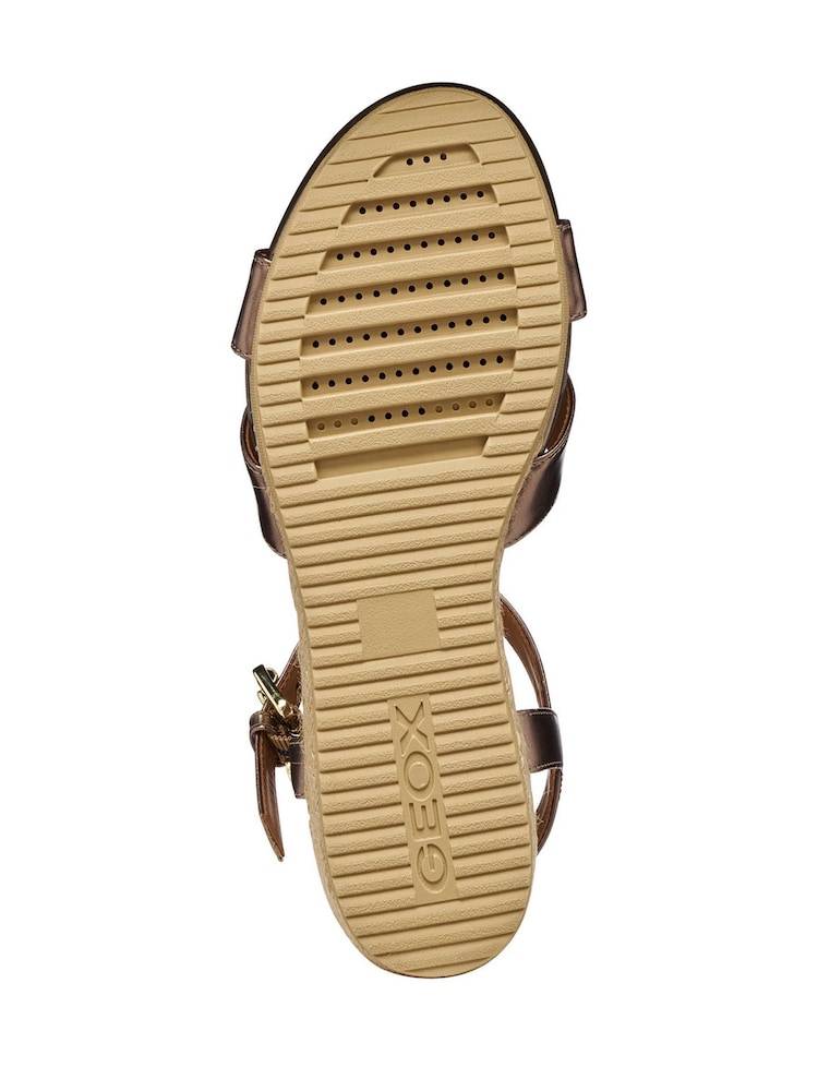 Geox Cream Donna Cord Sandals - Image 5 of 5 Geox Cream Donna Cord Sandals - Image 5 of 5