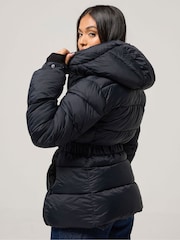 PixieGirl Petite Black Short Padded Ski Jacket - Image 3 of 5