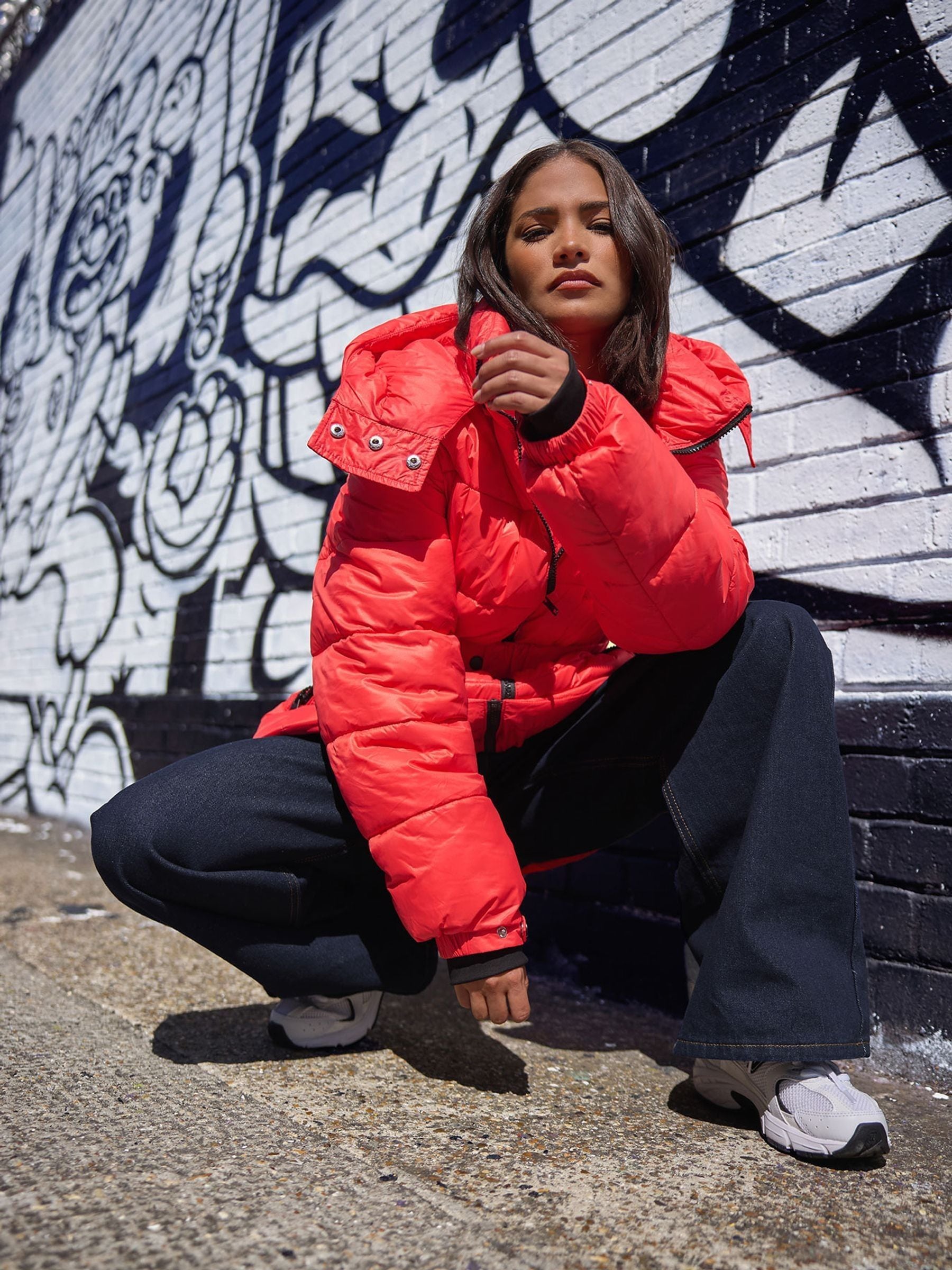 Buy PixieGirl Petite Red Short Padded Ski Jacket from Next USA