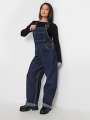 PixieGirl Petite Blue Straight Leg Dungarees - Image 2 of 4
