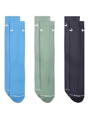 Nike Natural Everyday Crew Socks 3 Pack - Image 3 of 4